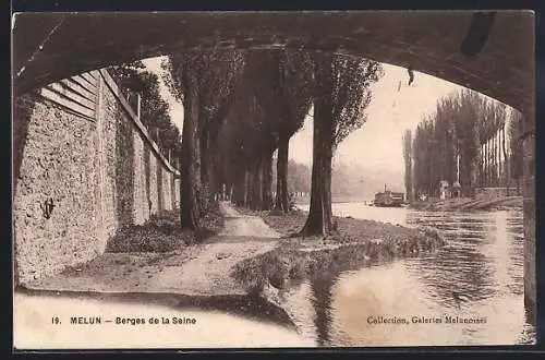 AK Melun, Berges de la Seine