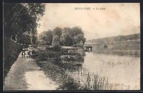 AK Seine-Port, La Seine