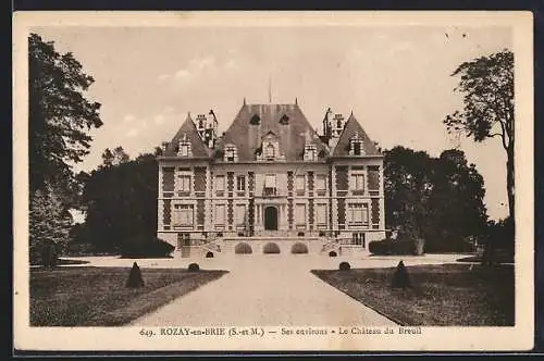 AK Rozay-en-Brie /S.-et-M., Le Château du Breuil