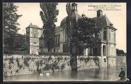 AK Lésigny /S.-et-M., Le Château facade Ouest, XVIIe siècle ayant appartenu au Maréchal d`Ancre