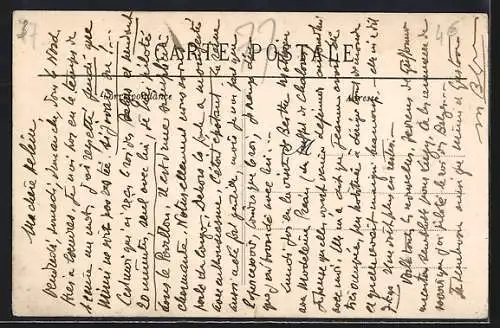 AK Lorrez-le-Bocage, Château du Comte de Ségur, Côté Sud