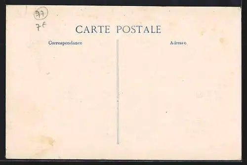 AK Trilport, Le pont de Trilport, Auto de réquisition allemande dans la Marne