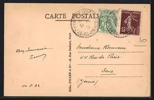 AK Saint-Jean /Changis, Vue générale, le Séminaire de Vocations tardives