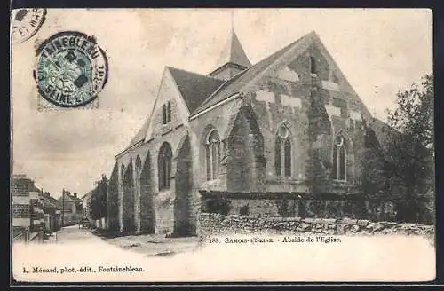AK Samois-sur-Seine, Abside de l`Église