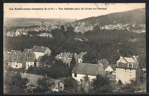 AK La Ferté-sous-Jouarre /S.-et-M., Vue générale prise du Coteau des Bondons