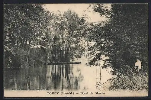 AK Torcy /S.-et-M., Bord de Marne