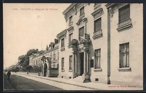 AK Melun, Banque de France et rue adjacente