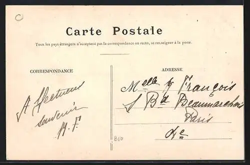 AK Moret-sur-Loing, Le Pont et la Passerelle sur l`Orvanne