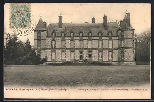 AK La Houssaye, Le Château, facade principale
