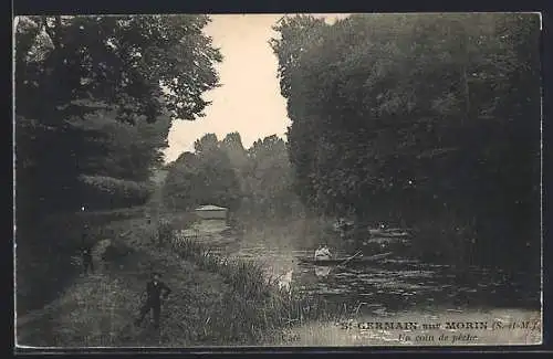 AK St-Germain-sur-Morin /S.-et-M., Un coin de pêche