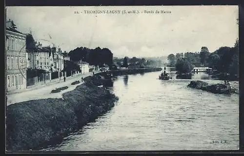 AK Thorigny-Lagny /S.-et-M., Bords de Marne