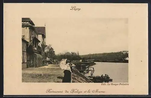 AK Lagny, Restaurant du Halage et la Marne