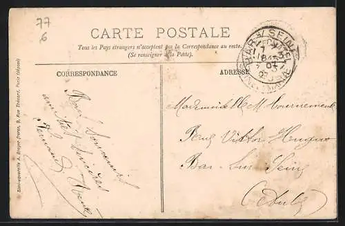 AK Jouy-le-Châtel, Vue générale