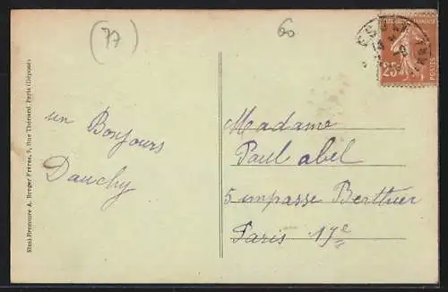 AK Isles-lès-Villenoy /S.-et-M., Entrée de Ferme