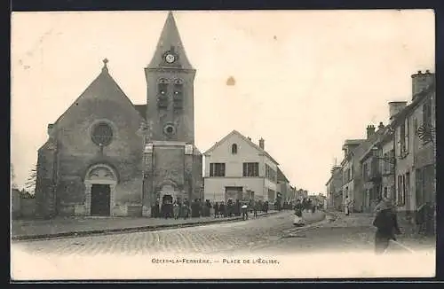 AK Ozoir-la-Ferrière, Place de l`Église