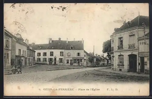 AK Ozoir-la-Ferrière, Place de l`Église