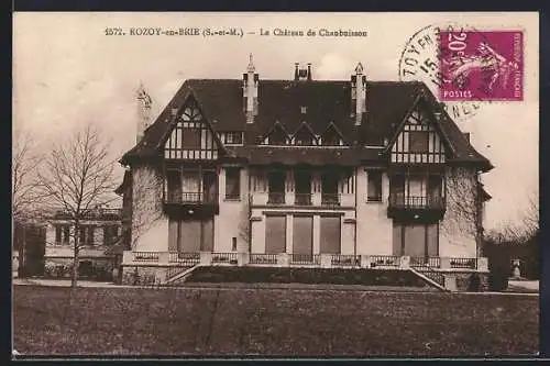 AK Rozoy-en-Brie /S.-et-M., Le Château de Charnissois