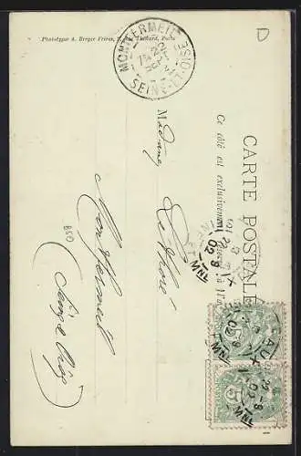 AK Meaux, Rue St-Nicolas avec vue sur la cathédrale et animation urbaine