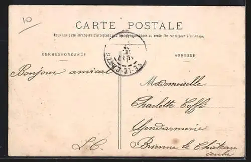 AK Montier-en-Der, Rue de l`Isle animée avec habitants et calèche