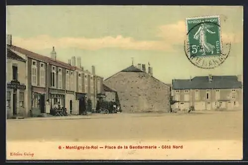 AK Montigny-le-Roi, Place de la Gendarmerie, Côté Nord