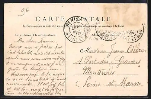 AK Héricy-sur-Seine, L`Église et vue générale de Samois