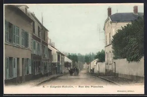 AK Guignes-Rabutîn, Rue des Planches