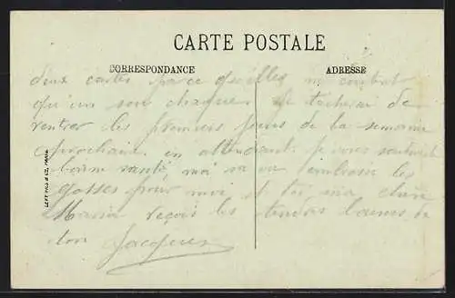 AK Montereau, La Rue Grande