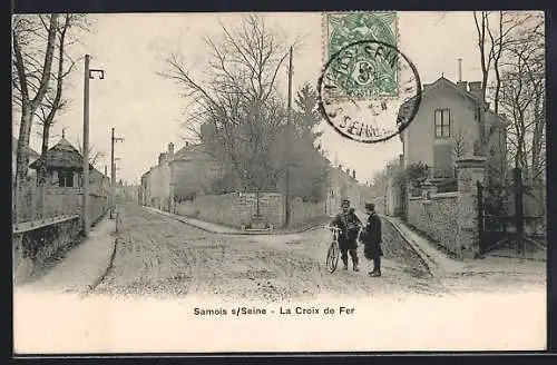AK Samois s. Seine, La Croix de Fer