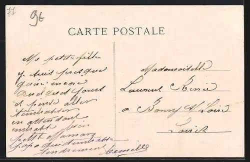 AK Quincy, Rue de Meaux avec des habitants et des maisons alignées