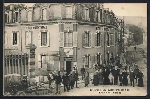 AK Epernay /Marne, Hotel de Montmirail