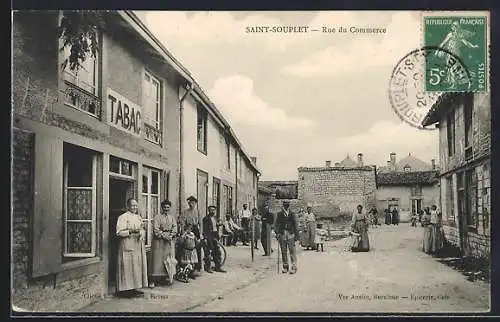 AK Saint-Souplet, Rue du Commerce