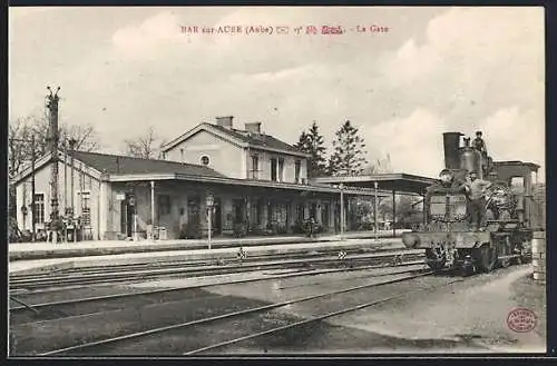 AK Bar-sur-Aube, La Gare