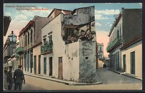 AK Habana, Esquina Curiosa, old Corner Cuarteles Street