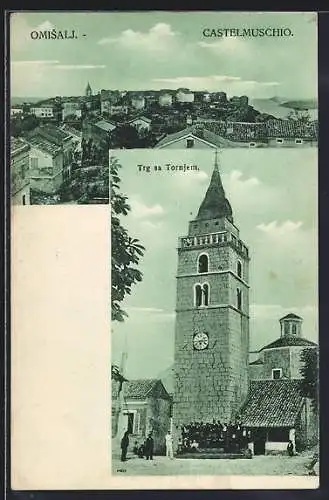 AK Omisalj, Castelmuschio, Trg sa Tornjem