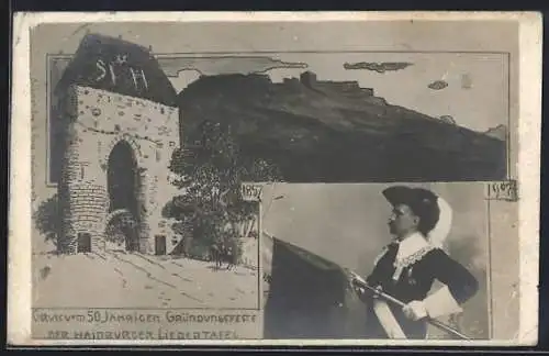 AK Hainburg, 50jähriges Gründungsfest der Hainburger Liedertafel