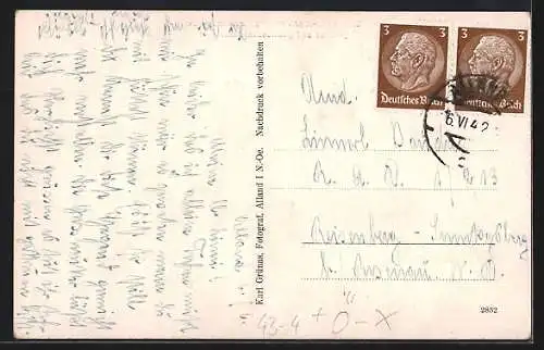 AK Alland i. Gebirge, Exzentriker Urahne Pölleritzer, Tropfsteinhöhle, Buchberg