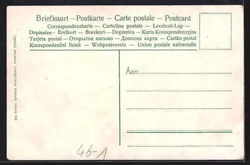 AK Haarlem, Amsterdamsche Poort, Strassenbahn