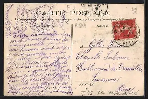 AK Les Ponts-de-Cé, Catastrophe 1907, On retire les restes du mécanicien, Eisenbahnkatastrophe