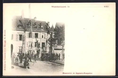 AK Montbéliard, Manoeuvre de Sapeurs-Pompiers, Feuerwehr