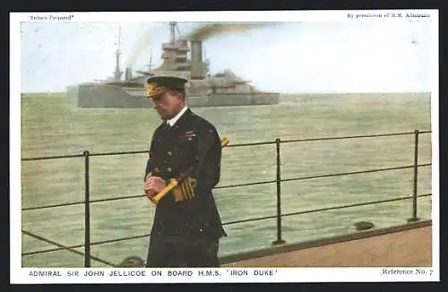 AK Admiral Sir John Jellicce on board HMS Iron Duke