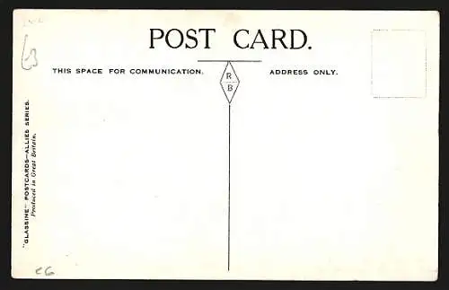 AK Kriegsschiff HMS Collingwood auf See