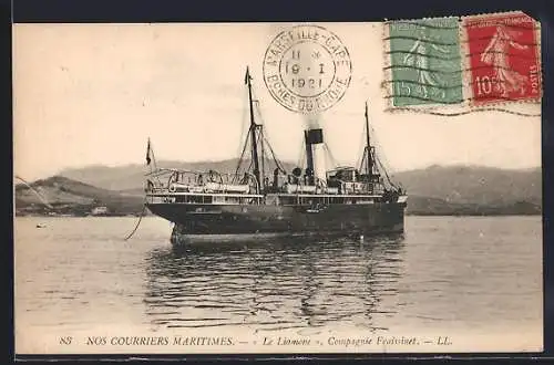 AK Passagierschiff Le Liamone, Compagnie Fraissinet