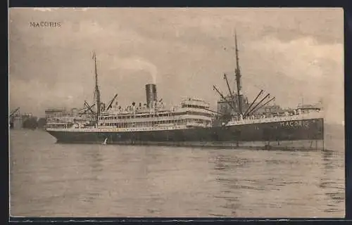 AK Passagierschiff Macoris auf See