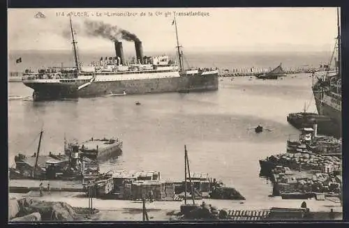 AK Passagierschiff Lamoricière in Fahrt