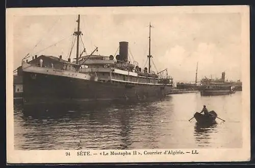 AK Passagierschiff Le Mustapha II im Hafen