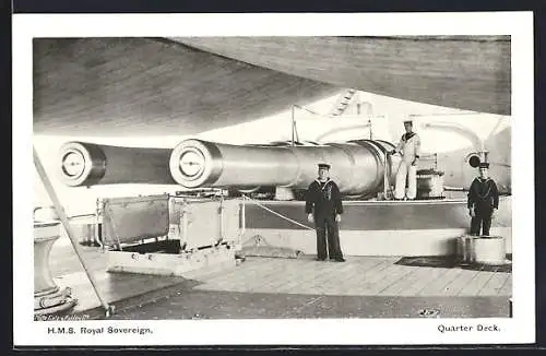 AK Kriegsschiff HMS Royal Sovereign, Quarter Deck