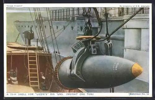 AK A 15-in Shell for Lizzies Big `Uns, Kriegsschiff