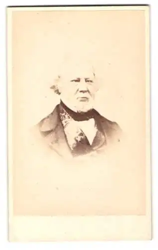 Fotografie Maull & Co., London, Piccadilly 187, Porträt eines älteren Herrn