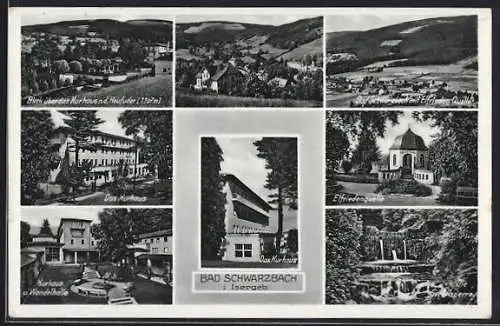 AK Bad Schwarzbach, versch. Ortsansichten
