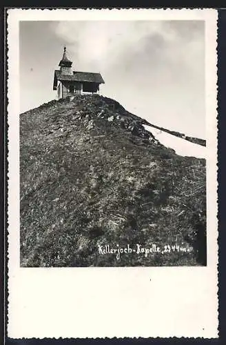 AK Schwaz, Kellerjoch-Kapelle auf dem Gipfel